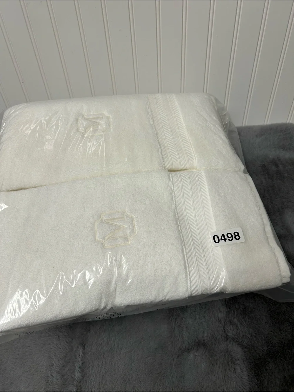 Mark & Graham hydrocotton classic bath hand towels